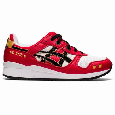 Férfi Asics Gel-Lyte III Og Utcai Cipő AS1352607 Piros/Fekete